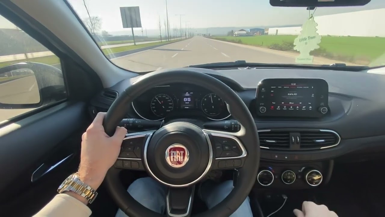 Fiat Egea Cross 1.4 Fire Performanslı Sürüş ve 0-100 Hızlanması POV