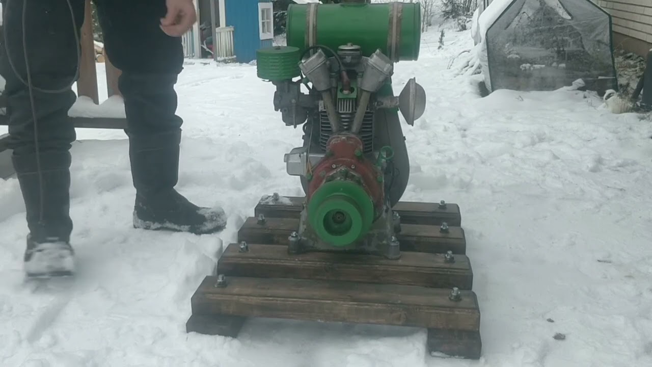 Bernard W110 5HP käyttelyä.