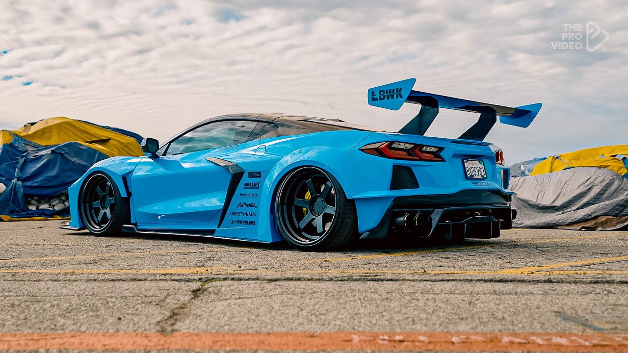 Liberty Walk C8 Corvette | 4K |  @ARMYTRIX  #exhaust  | @TheProVideo