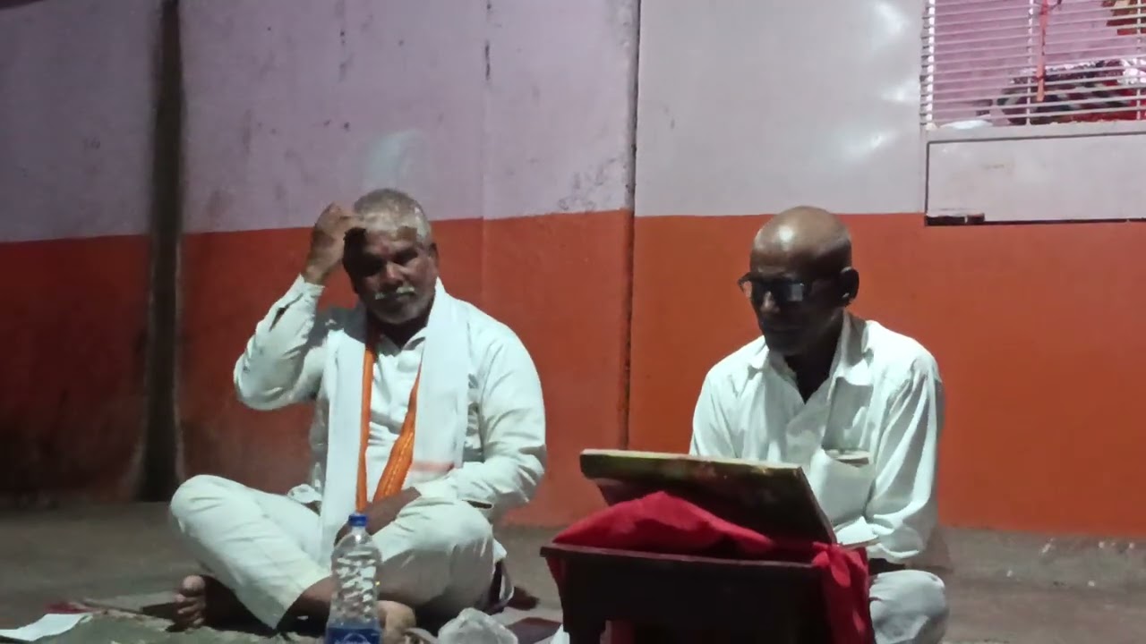 चोरांबा येथे रोज रात्री हरी विजय ग्रंथ 