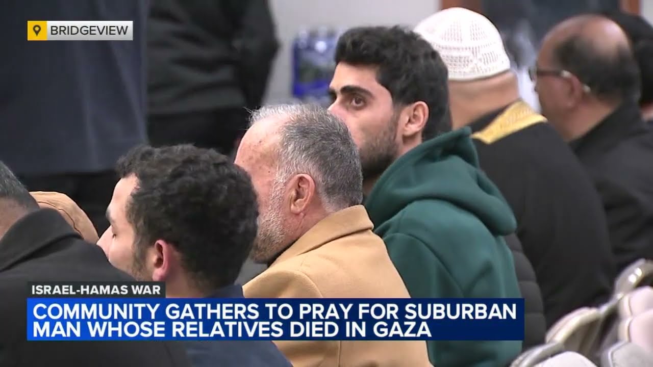 Bridgeview family mourns over 30 relatives killed in Gaza