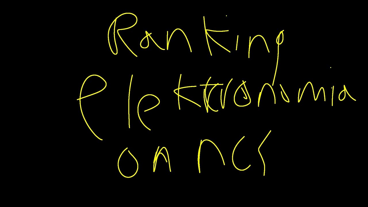 RANKING ELEKTRONOMIA ON NCS