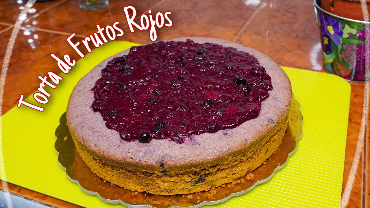 Como Hacer TORTA de FRUTOS ROJOS 🍒 [Muy Jugosa] ComiArte👉 2020