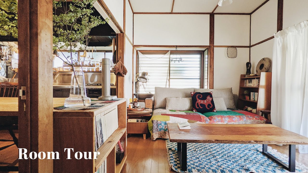 【Room Tour】DIY 50-year-old old private house | Vegetable garden | Old tools