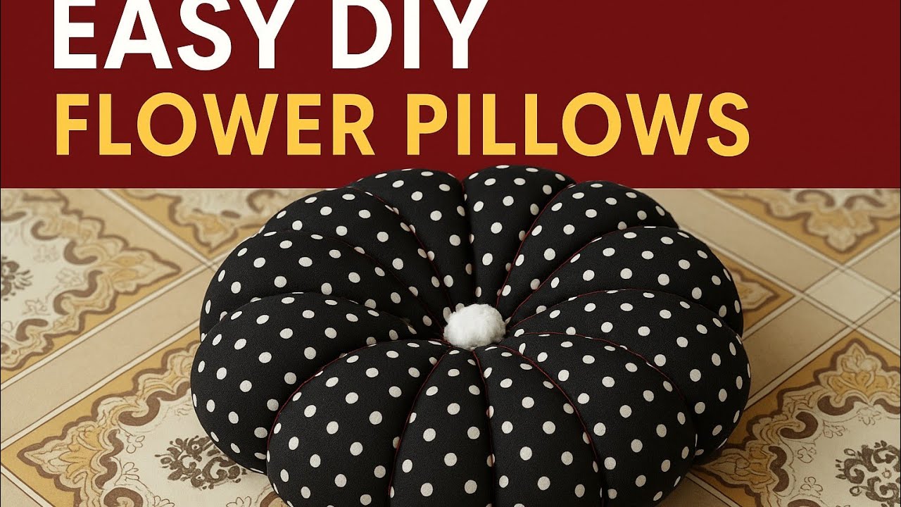Purono Kapor & Tushar Diye Flower Pillow ||সহজে কুশন বানানো 💐#girlsactivists #diy #fashion #handmade