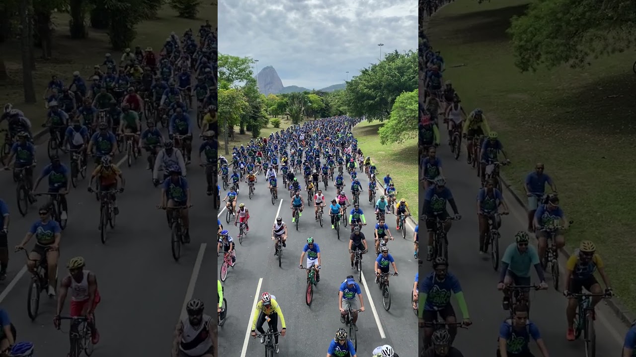 Bora de bike. Chegar de volta aterro do Flamengo zona sul. RJ 