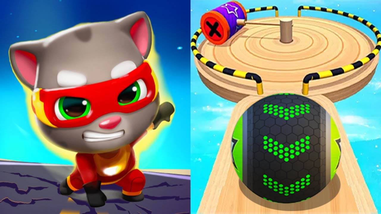 Going Balls VS Talking Tom Hero Dash-Discover all the heroes-New Hero BIG UPDATE Tiktok Gameplay bdr