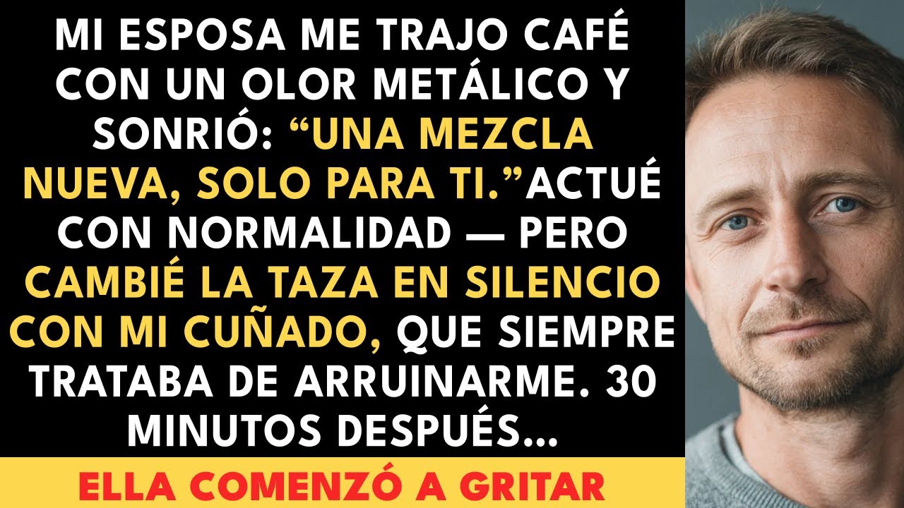 Cambié La Taza De Café Con La Que Mi Esposa Intentó Envenenarme — Y Se Delató En Pánico.