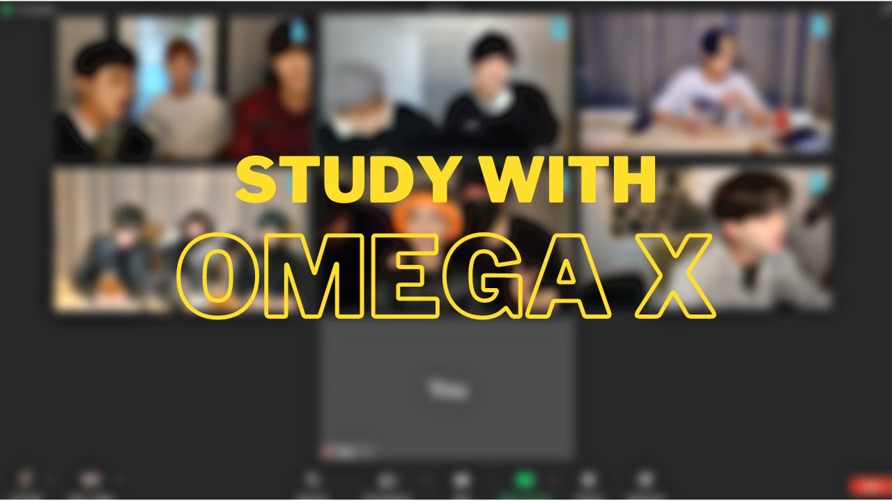 study with omega x | zoom call study session