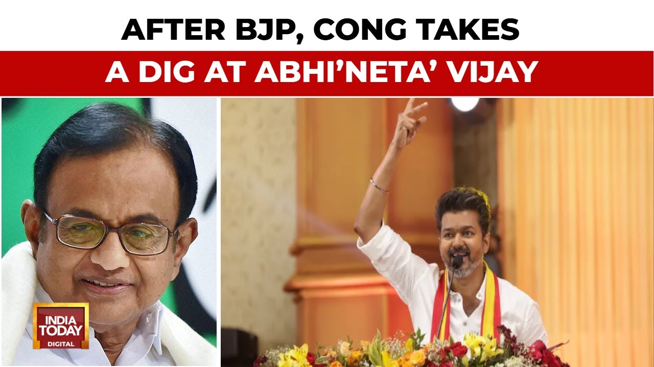 Congress Criticises Actor-Turned-Politician Vijay's Cinema Dialogue Ideology | India Today
