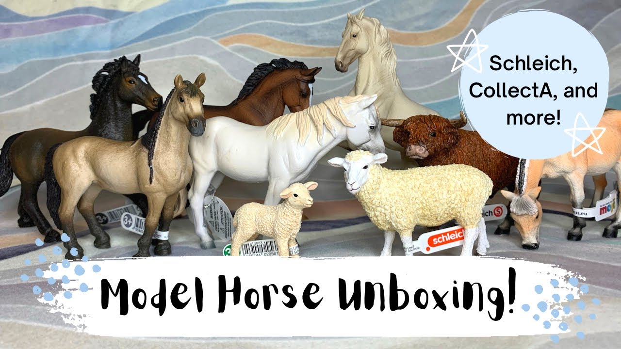 Model Horse Unboxing! Schleich, CollectA, and more!