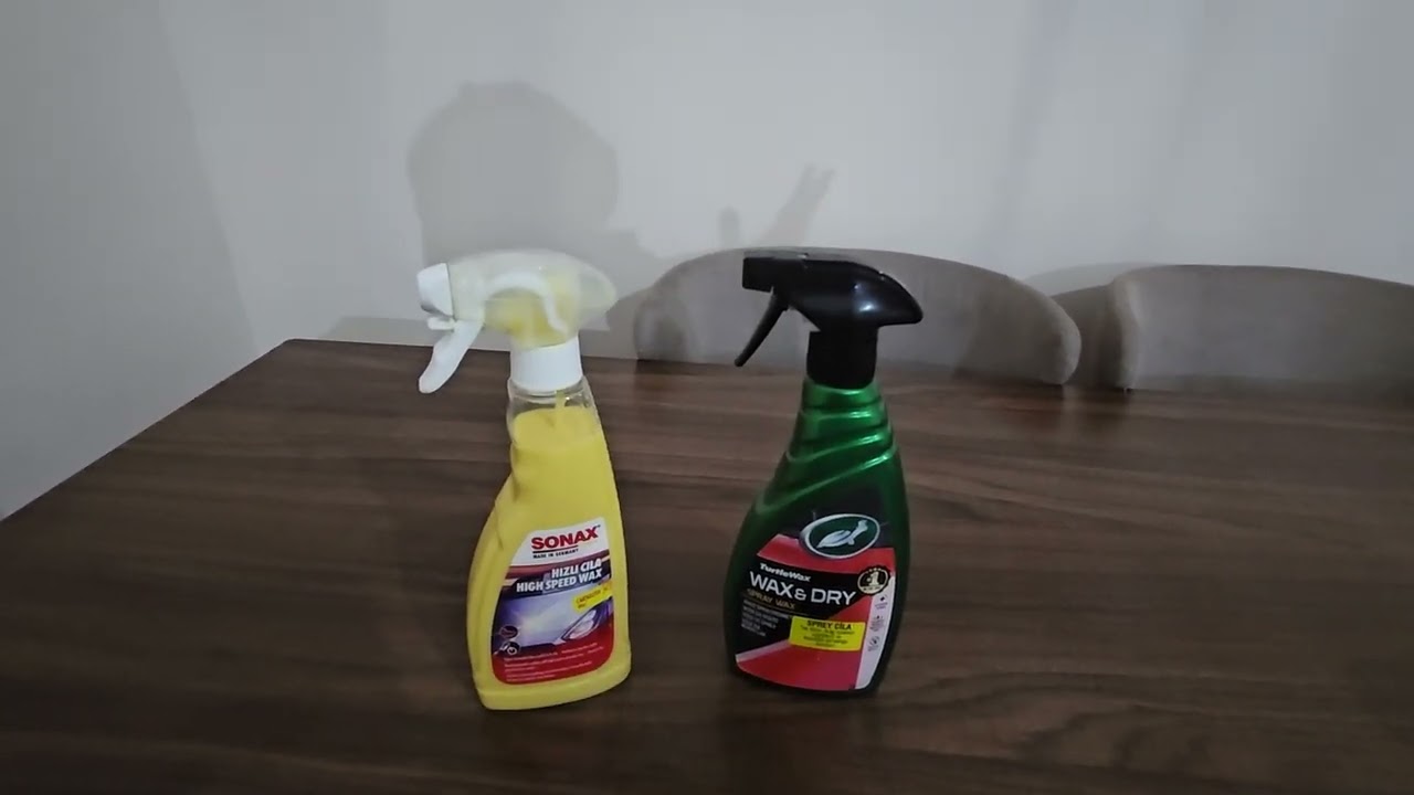 Sonax ve Turtle Wax Hızlı Cila Kullanım Tavsiyesi