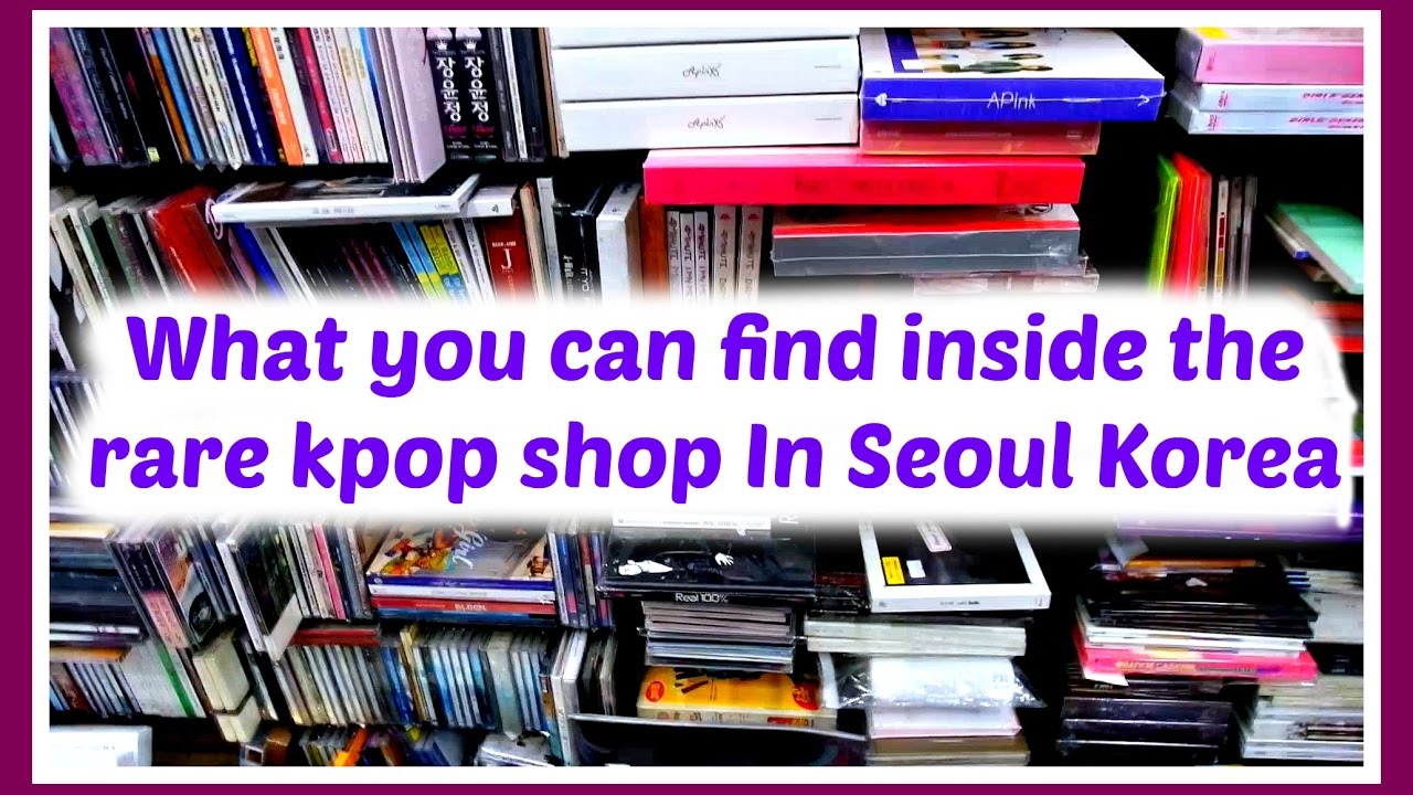 What you can find inside the rare kpop shop!