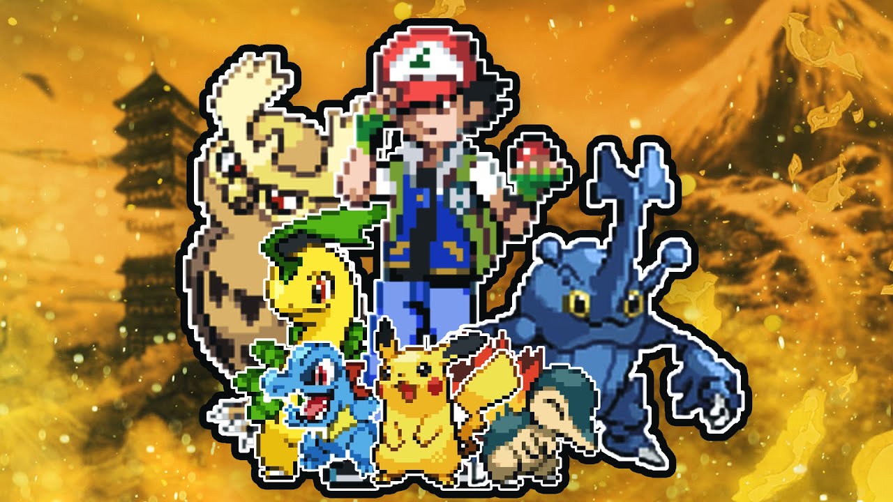 TIME DE JHOTO DO ASH VENCERIA A ELITE FOUR DE POKÉMON HEART GOLD E DO CAMPEÃO RED?