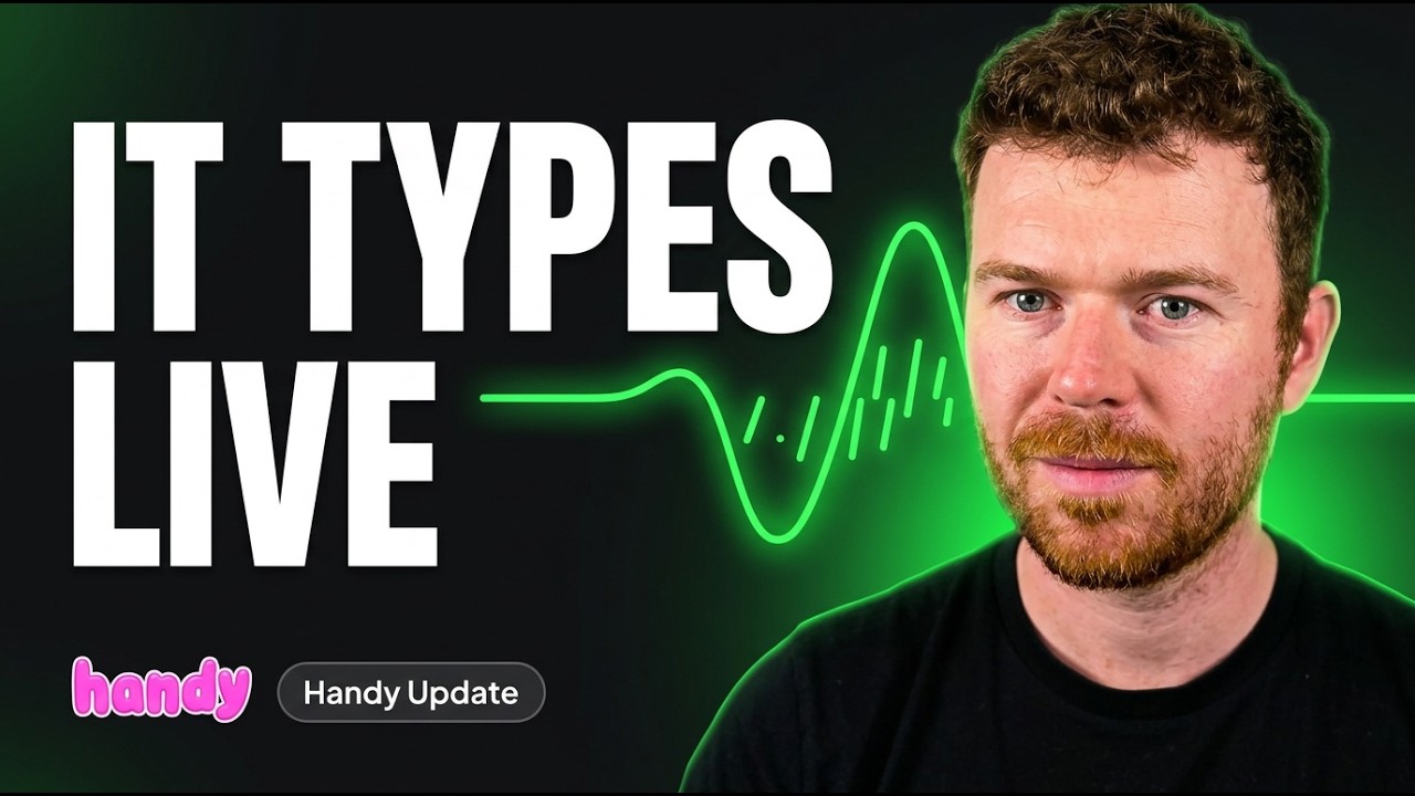 Handy Just Got Real-Time Offline Dictation