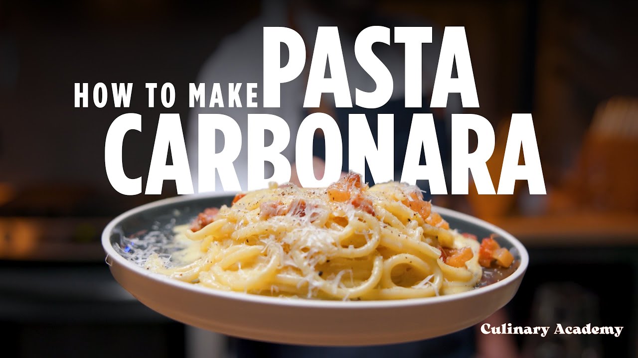 How To MAKE PASTA CARBONARA The RIGHT WAY | Dalstrong CULINARY ACADEMY