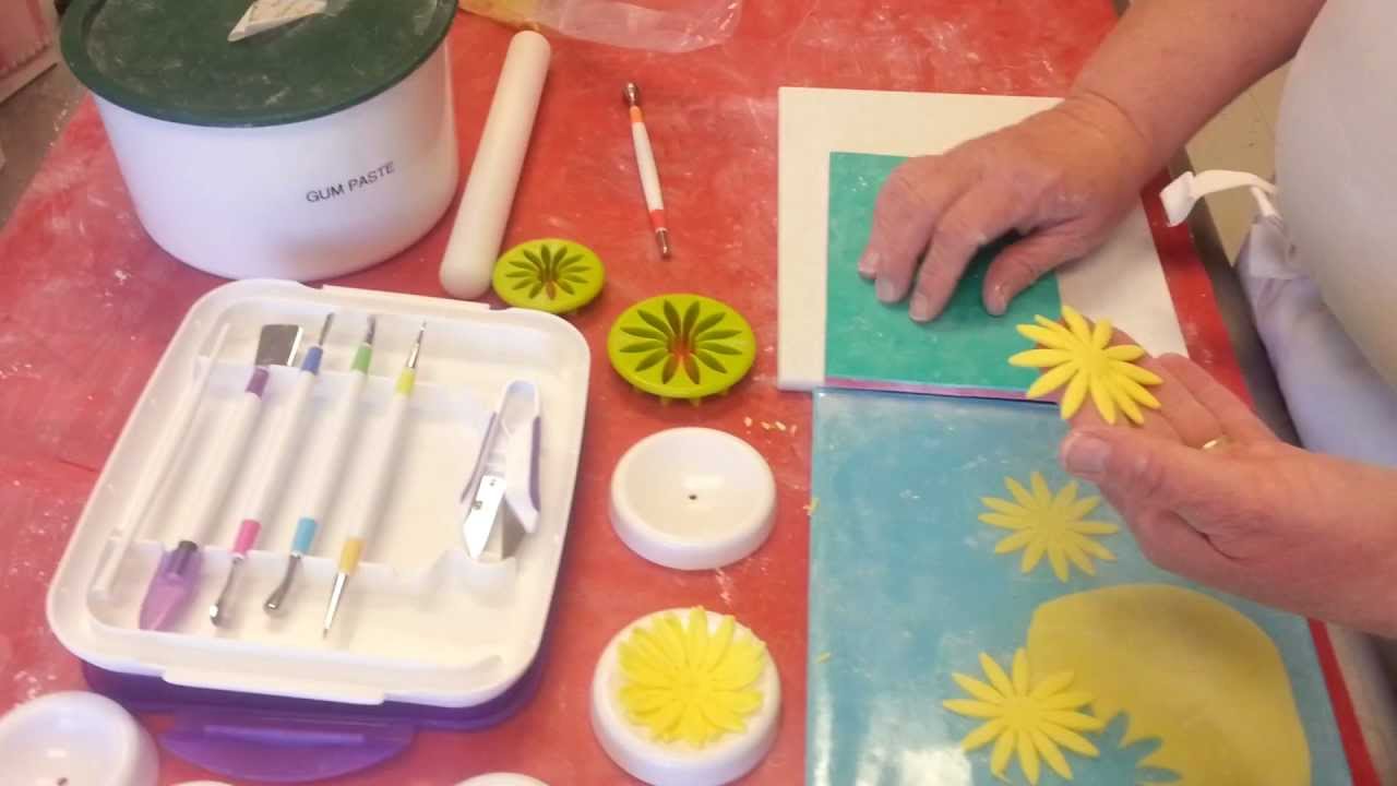 How to use the new Wilton modeling tool set for Gum Paste and Fondant flower making.