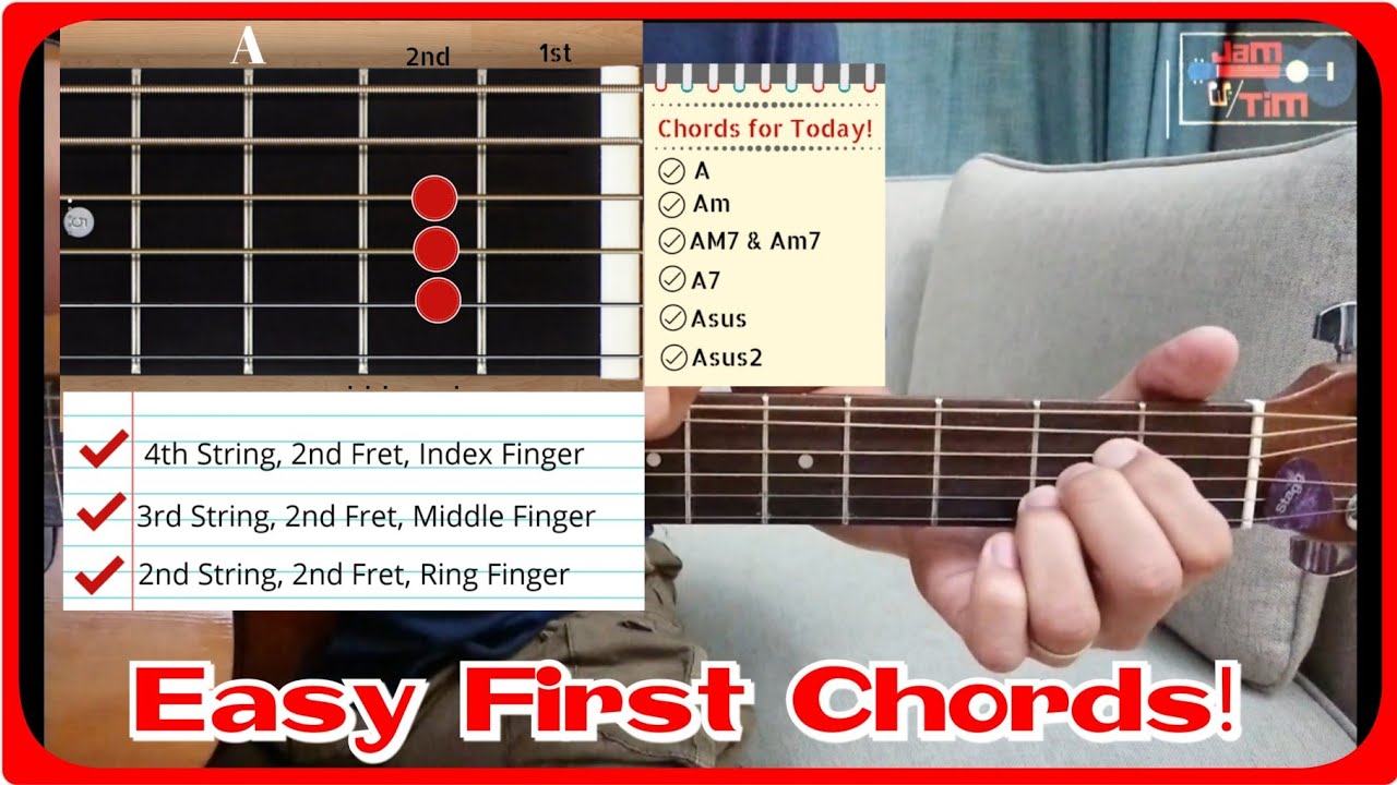 Easy Guitar Lesson  -  Beginners! Paano mag gitara?? - 