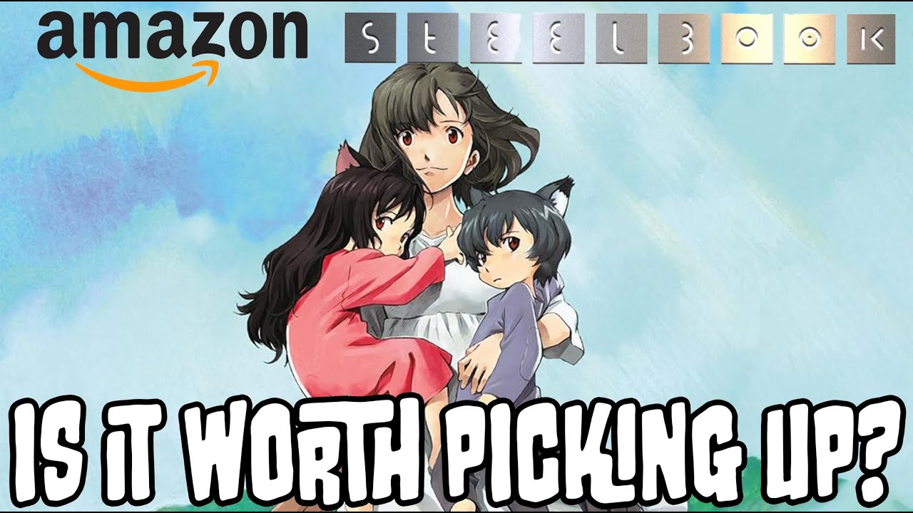 Amazon Exclusive Wolf Children 4K Blu-ray Steelbook Unboxing and Review!