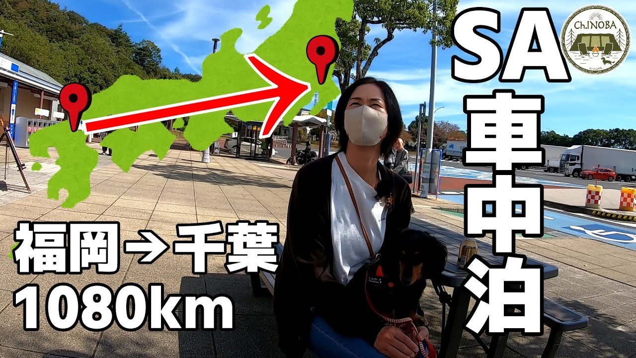 【SA車中泊】九州旅の帰りにまさかの再会 そして同業YouTuberさんとのプチコラボ♪色々あった1080kmの帰り道【8泊9日九州車中泊旅】