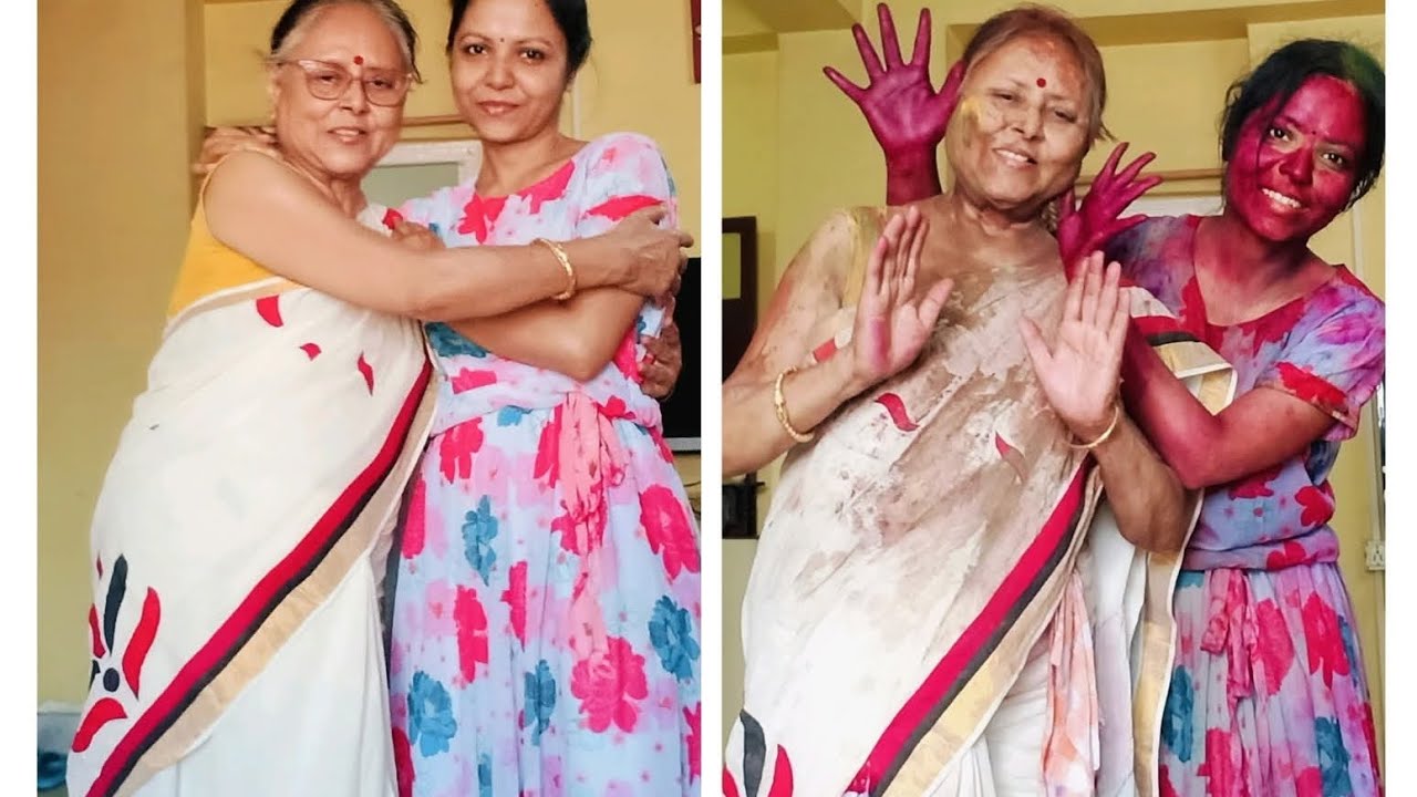 14.03.25 দোলের দিন রং খেলা  😍 Happy Holi ❤️
