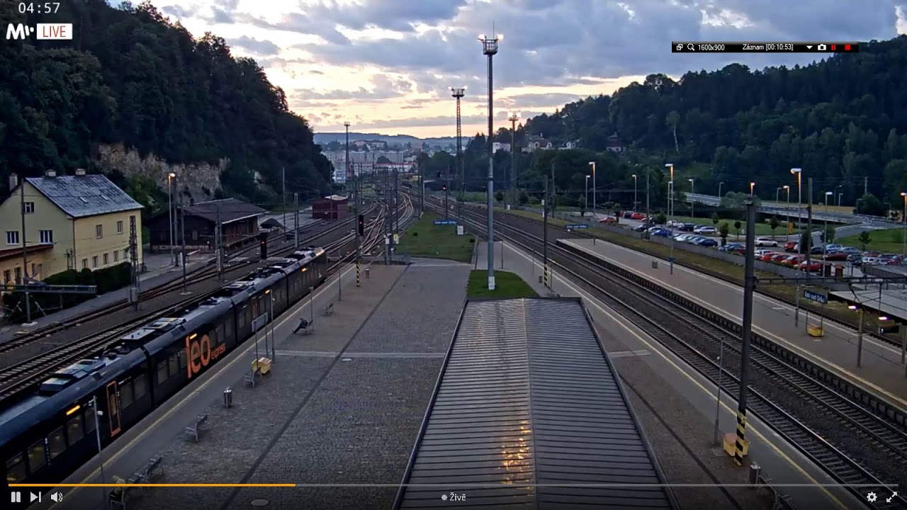 Ranní Staniční hlášení a vlaky Ústí nad Orlicí - 15.7.2020