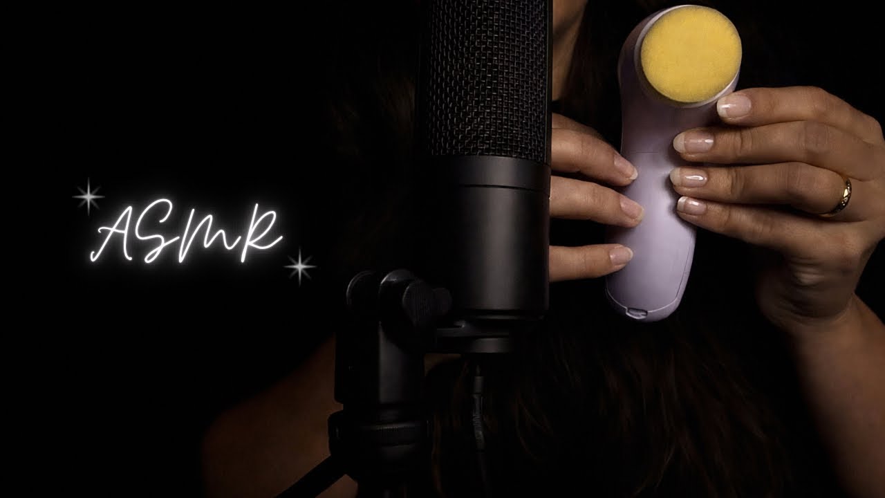 ASMR com itens de Skin Care (tapping, scratching e som de chuva) ☔️ #asmr 