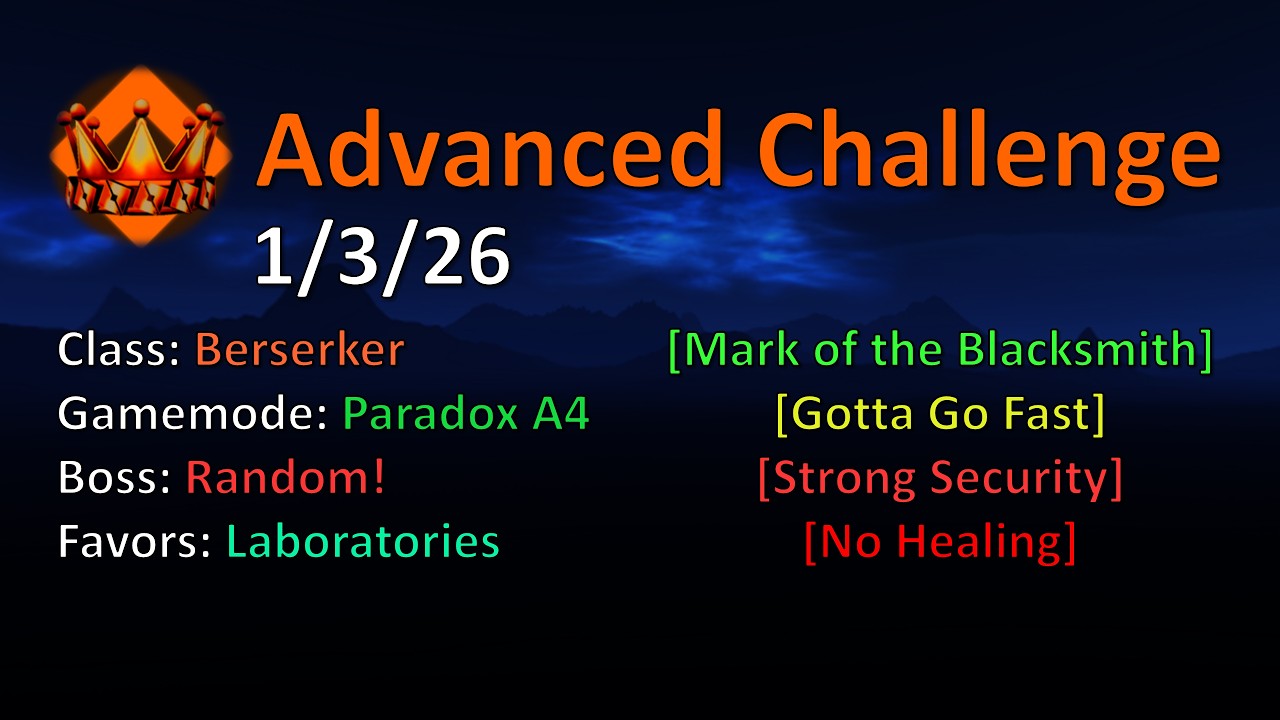 Advanced Challenge 1/3/26 - Randomly Generated Droids
