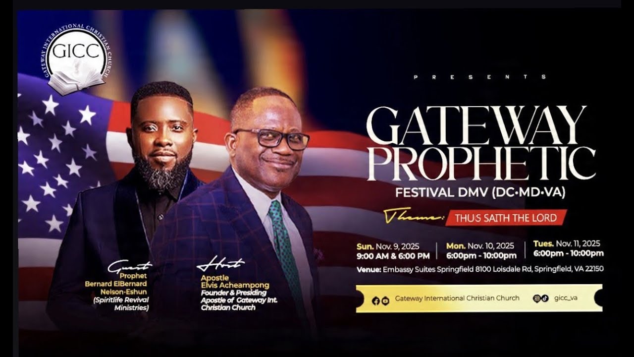 GICC Prophetic Festival Monday Night Service | November 10, 2025