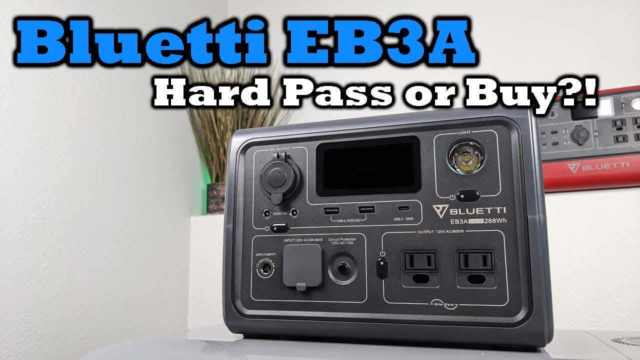 Совершенно новый - BLUETTI EB3A - 268 Вт·ч LiFePO4 электростанция - полное тестирование и обзор