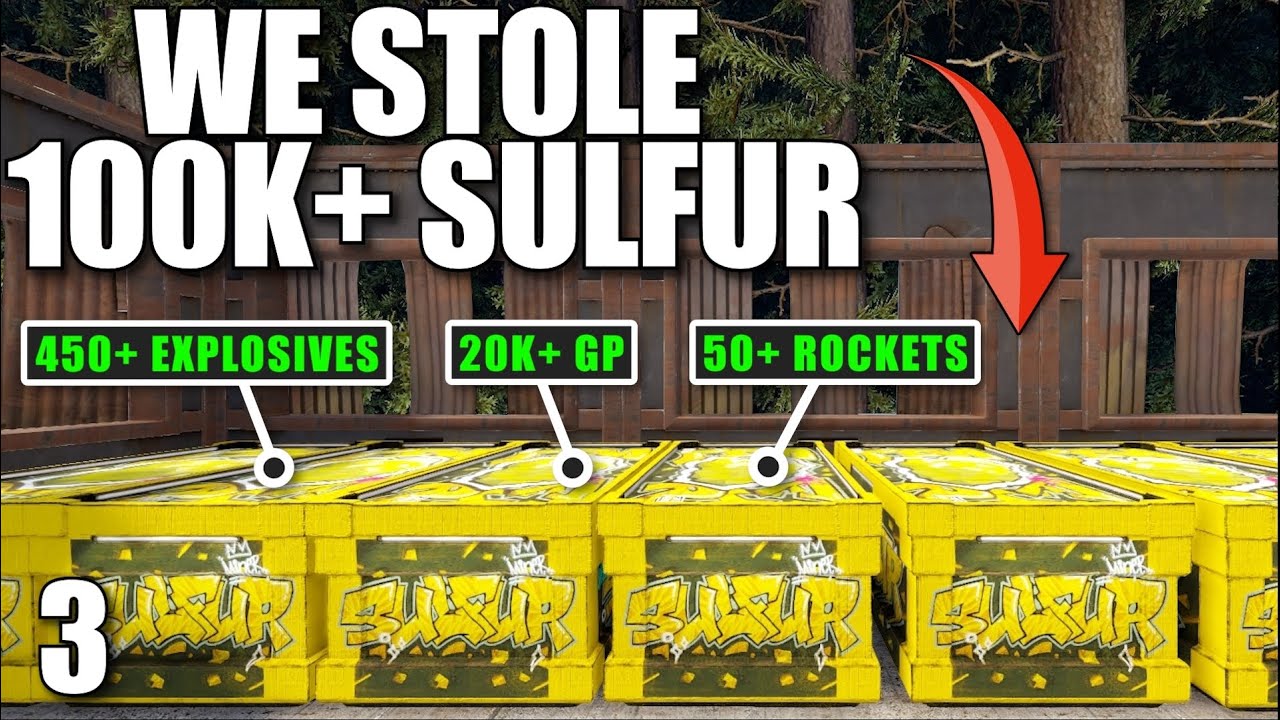 THIS CLAN HAD 100K+ WORTH OF SULFUR ON THEIR ROOF | Duo Rust Ft. Willjum