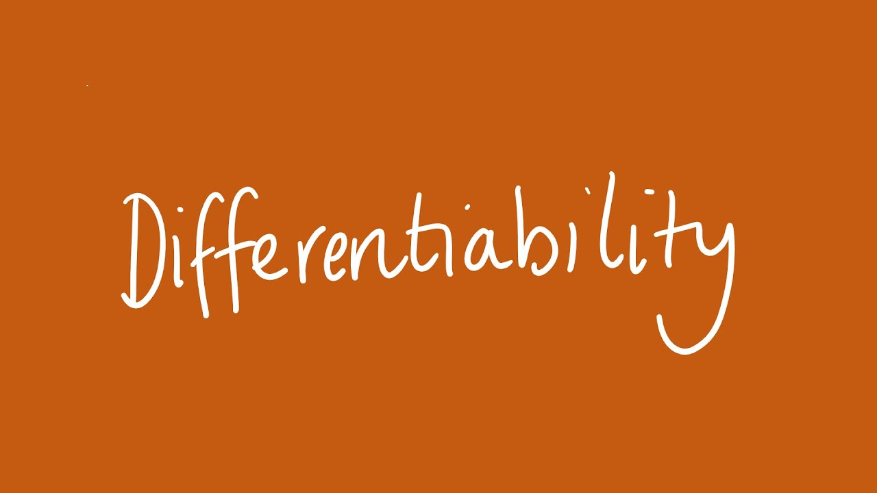 Differentiability | Unit 1 and 2 VCE Maths Methods