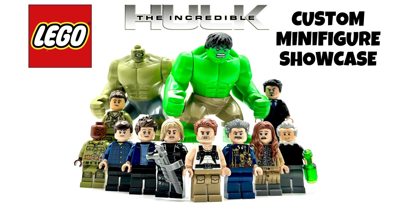 LEGO THE INCREDIBLE HULK | Custom Minifigure Showcase!