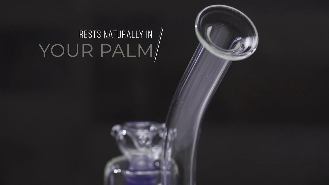 DopeBoo: Boo Glass Upright Bubbler W/Colored Perc Water Pipe