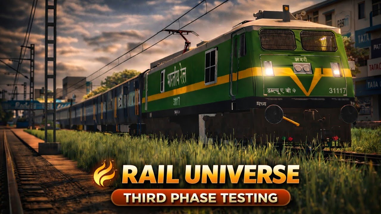RAIL UNIVERSE THIRD PHASE TESTING | JOURNEY GAMEPLAY 3 | LOW END DEVICE | ANNOUNCEMENT | ISHU K TECH