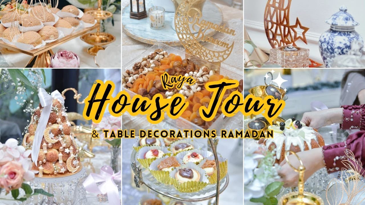 RAYA HOUSE TOUR & TIPS TABLE DECORATIONS (RAMADAN VIBES) | Rumah Owner Skincare Bhumi