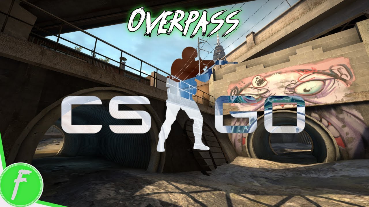 Counter Strike Global Offensive Overpass Gameplay HD (PC) | NO COMMENTARY