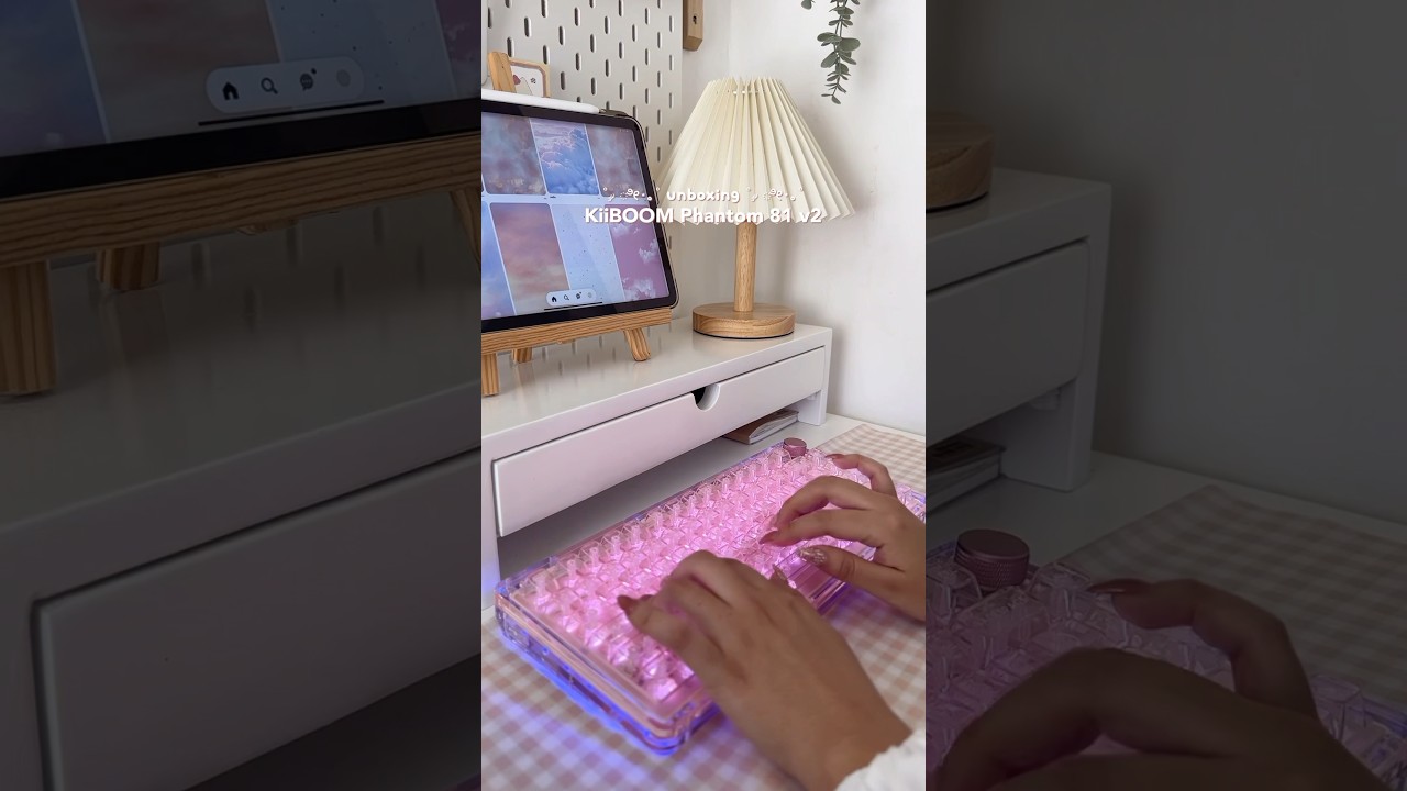 unboxing kiiboom phantom 81 v2 🎀 | aesthetic mechanical keyboard 