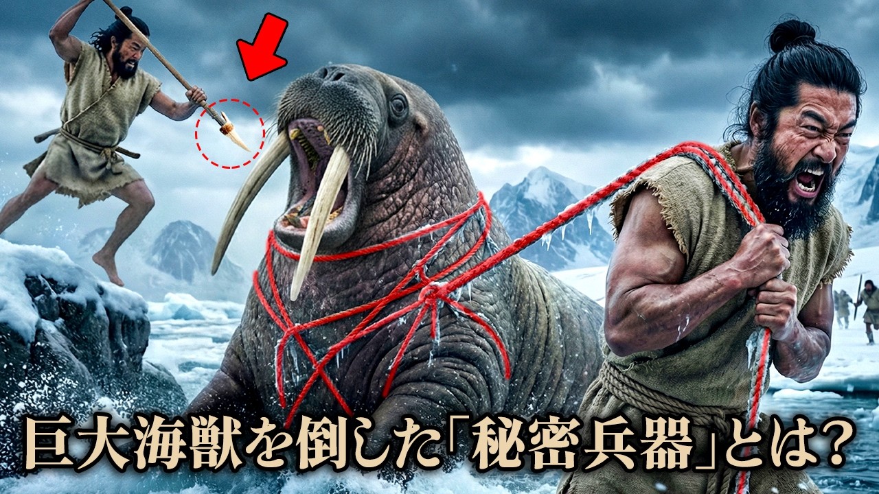 縄文の知恵｜巨大な海獣を狩るための生存技術
