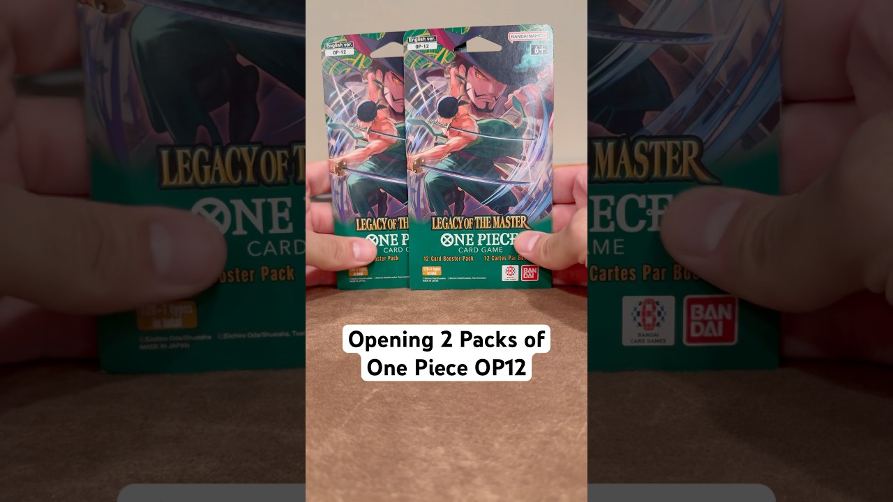 One Piece Card Game OP12 Legacy of the Master Pack Opening! #onepiece #onepiececardgame