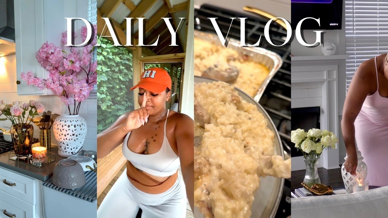 What I bought for my New House : Cooking Chicken on Sunday + Candle obsession & 90 DAY GLOW UP VLOG 