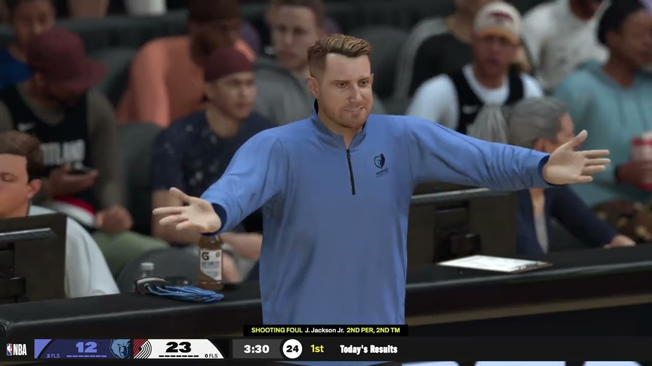 NBA 2K26 Gameplay: Memphis Grizzlies vs Portland Trail Blazers - (Xbox Series X) [4K60FPS]