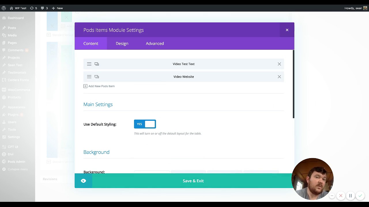 Pods Module for Divi - Introduction and Walkthrough