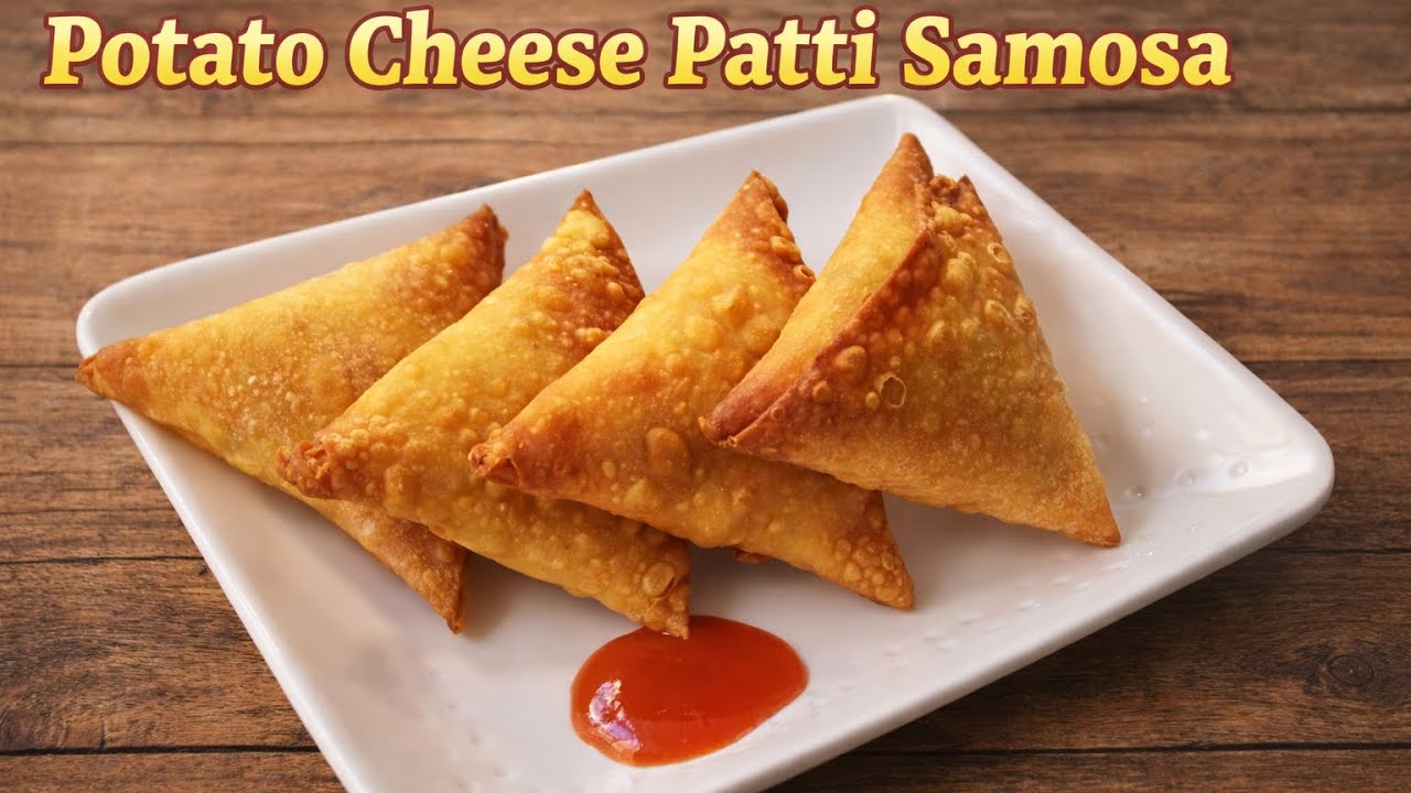 Potato Cheese Patti Samosa #recipe 
