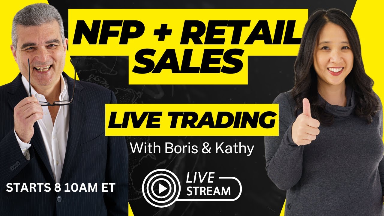 NFP, Retail Sales LIVE Trading - Nasdaq, Gold & Forex