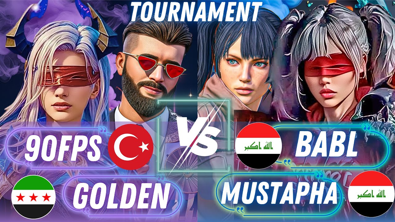 90FPS🇹🇷 & GOLDEN🇸🇾 vs BABL🇮🇶 & MUSTAPHA🇮🇶 — THIS 2v2 WAS PURE CHAOS 😳🔥