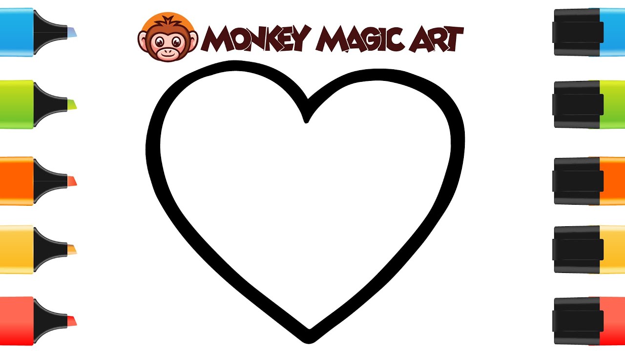 How to Draw a Cute Heart | Step by Step Easy
