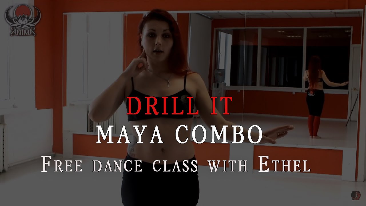 Drill it! Free class. Layering. Maya combo. Online Tribal Dance Studio 