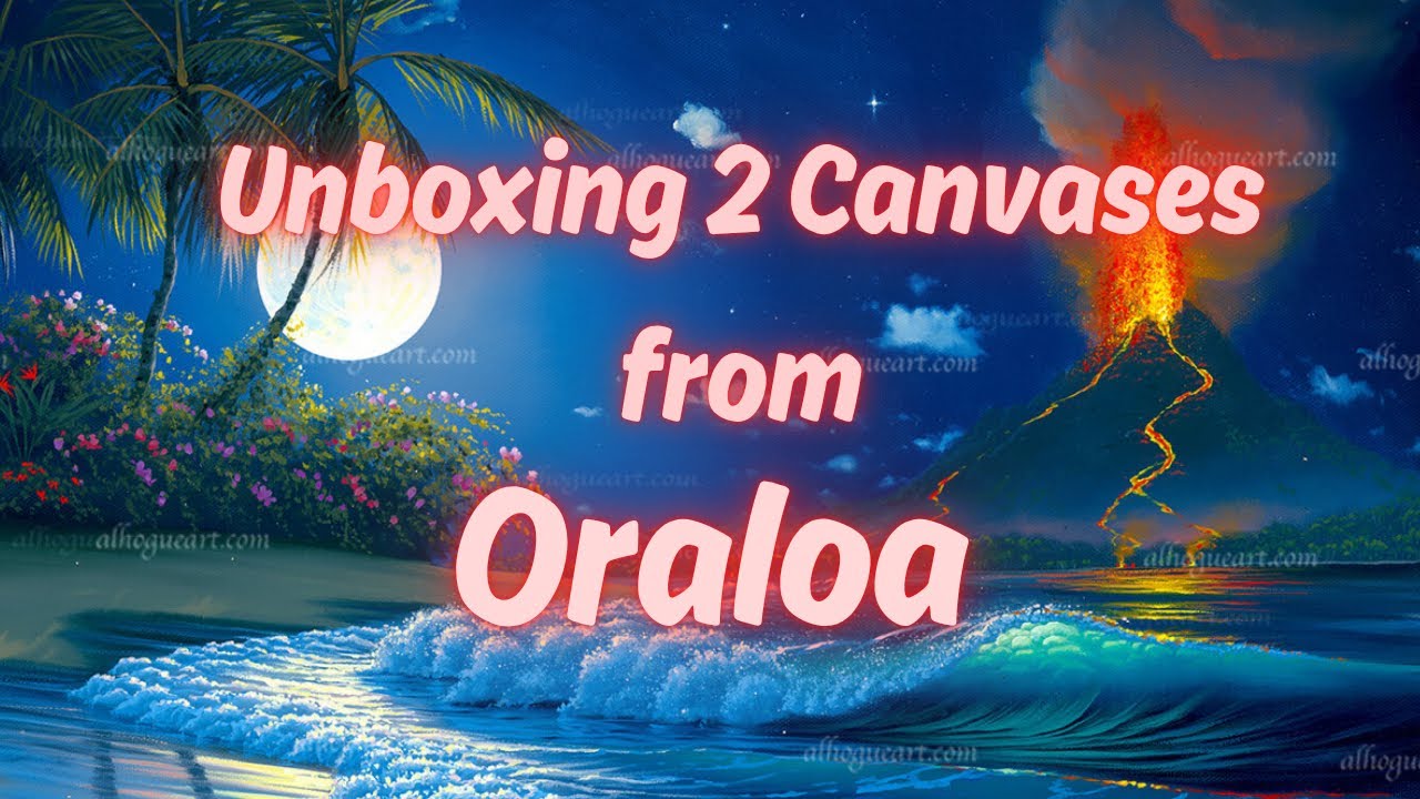 Unboxing 2 Stunning Oraloa Diamond Paintings | Premium Canvas Review + First Impressions!