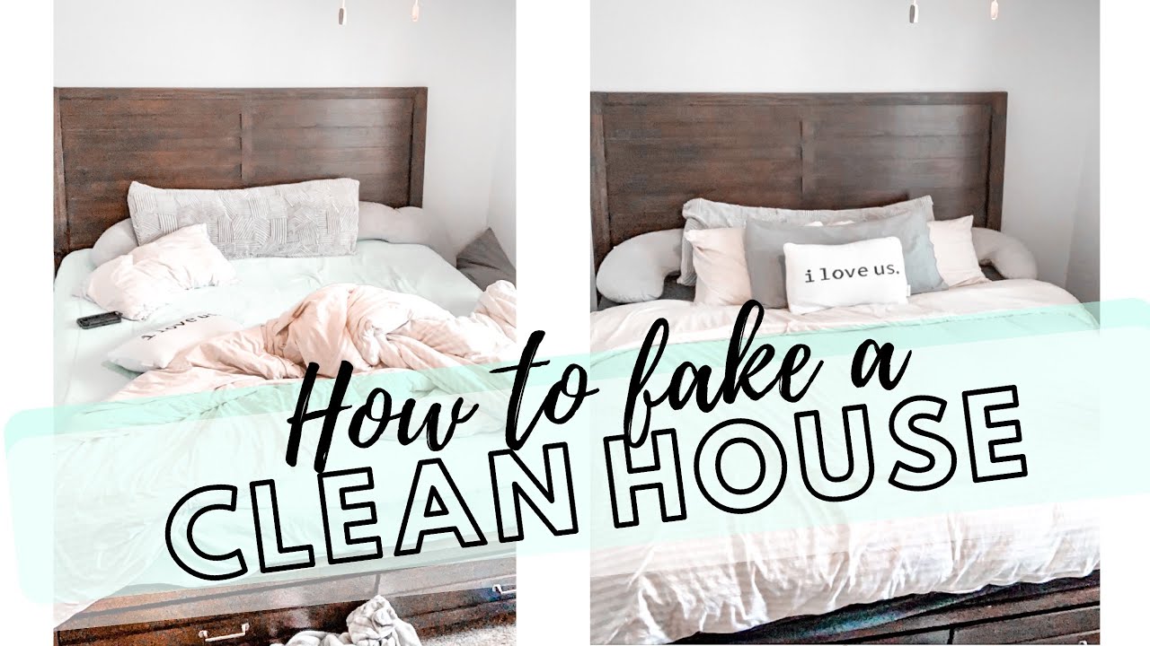 FAKE A CLEAN HOUSE // CLEANING MOTIVATION // HOW TO CLEAN WHEN YOU DONT WANT TO DEEP CLEAN 2020 //